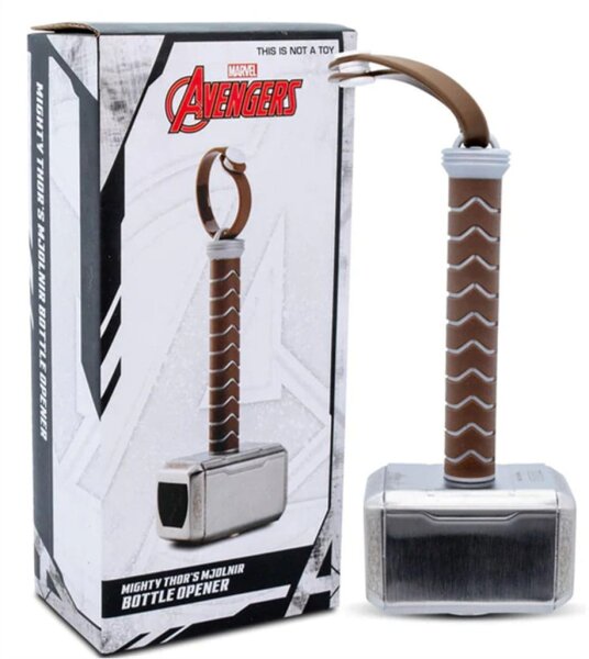 Marvel Flaschenöffner Mjolnir Hammer (Thors Hammer) 16 cm