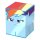 Squaroes Squaroe My Little Pony "Friendship is Magic" MLP004 - Rainbow Dash