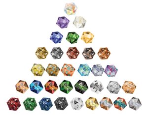 Dungeons & Dragons Blind Mystery Box Würfel Fizbans Treasure d20 25 mm