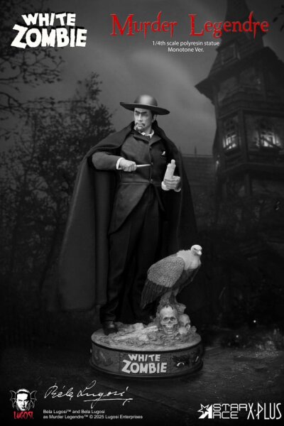 White Zombie Statue 1/4 Murder Legendre Monotone Ver. 52 cm