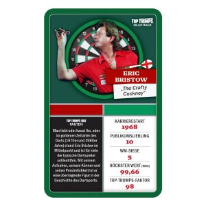 Darts Kartenspiel Top Trumps Collectables Legenden *DE*