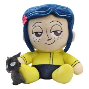 Coraline Phunny Plüschfigur Coraline and the Cat 20 cm