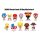 Sonic the Hedgehog PVC-Taschenanhänger Series 4 Display (24)