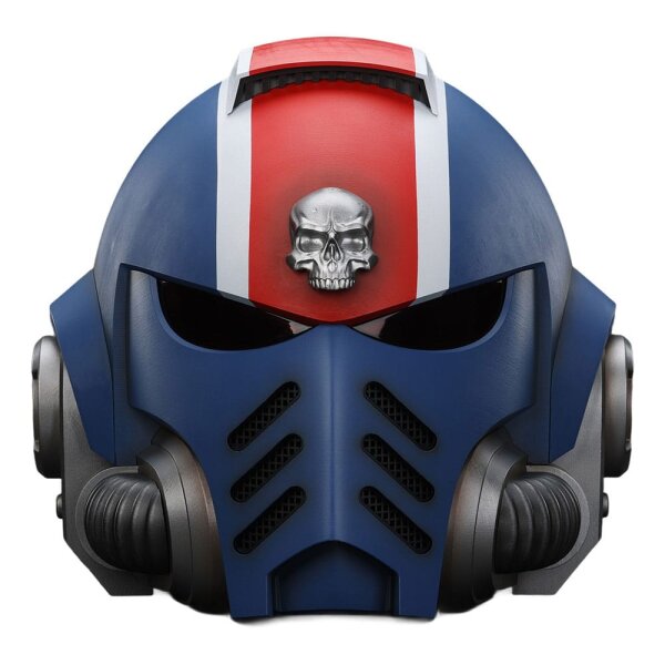 Warhammer 40,000: Space Marine 2 Replik Ultramarines Lieutenant Titus Helm 30 cm