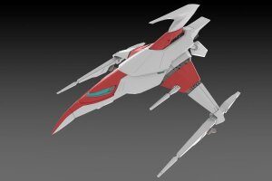 Dariusburst CS Core Plastic Kit 1/144 Legend Silver Hawk...