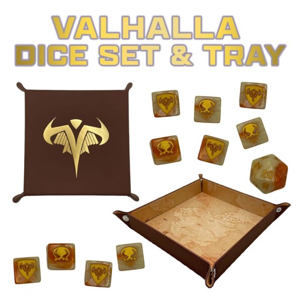 Heroscape Würfel & Tablett Set Valhalla *EN*
