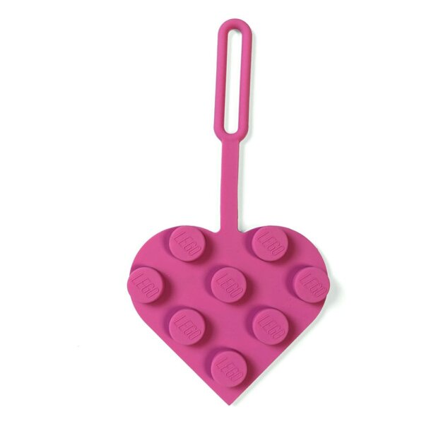 LEGO Minifigures Taschenanhänger Herz Rosa 10 cm