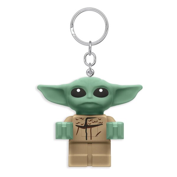 LEGO Star Wars The Mandalorian Schlüsselanhänger mit Leuchtfunktion Grogu 8 cm