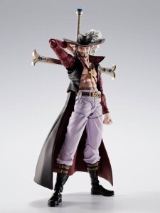 One Piece S.H.Figuarts Actionfigur Dracule Mihawk Hawkeye...