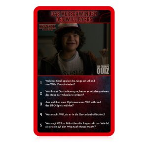 Stranger Things Kartenspiel Top Trumps Quiz *DE*