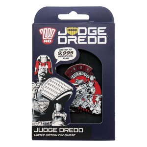 2000 AD Ansteck-Pin Judge Dredd Youre Next Punk Limited Edition
