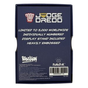 2000 AD Replik Judge Dredd Badge Limited Edition
