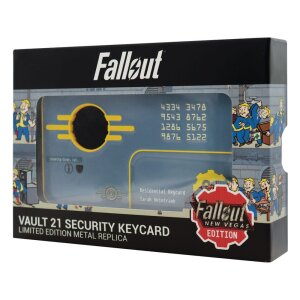 Fallout: New Vegas Replik Vault 21 Security Keycard...