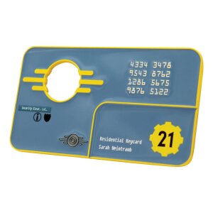 Fallout: New Vegas Replik Vault 21 Security Keycard Limited Edition