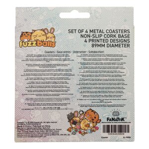 Fuzzballs Untersetzer 4er-Pack