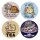 Fuzzballs Untersetzer 4er-Pack