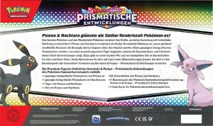 Pokemon Karmesin & Purpur Prismatische Entwicklungen Premium Figure Box Nachtara & Psiana *DE*