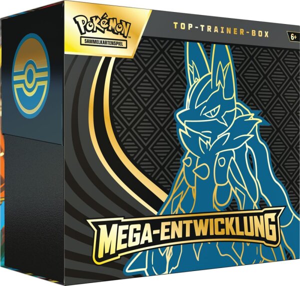 Pokemon ME01 Mega-Entwicklung Top Trainer Box Lucario *DE*