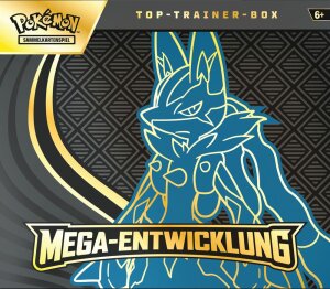 Pokemon ME01 Mega-Entwicklung Top Trainer Box Lucario *DE*