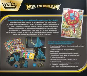 Pokemon ME01 Mega-Entwicklung Top Trainer Box Lucario *DE*