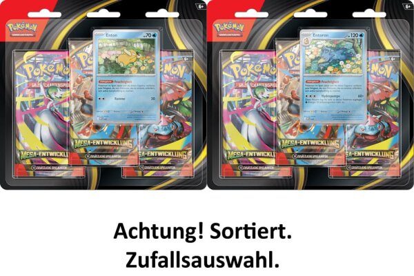 Pokemon TCG ME01 Mega-Entwicklung 3er-Pack Blister *DE*