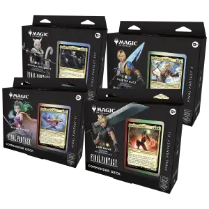 Magic the Gathering Final Fantasy Commander-Decks Display...