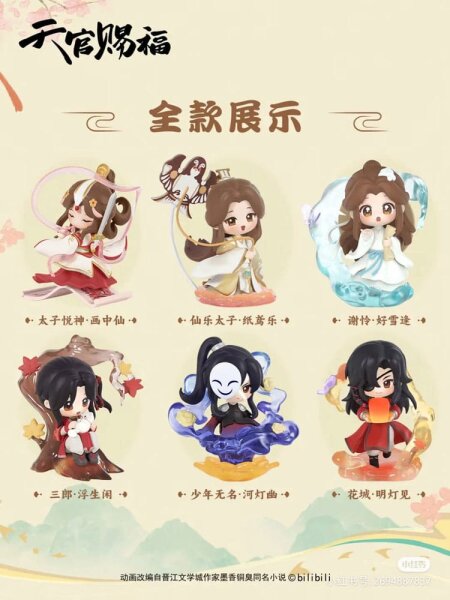 Heaven Officials Blessing Mini-Figuren Dan Qing Feng Hua Series 13 cm Display (6)