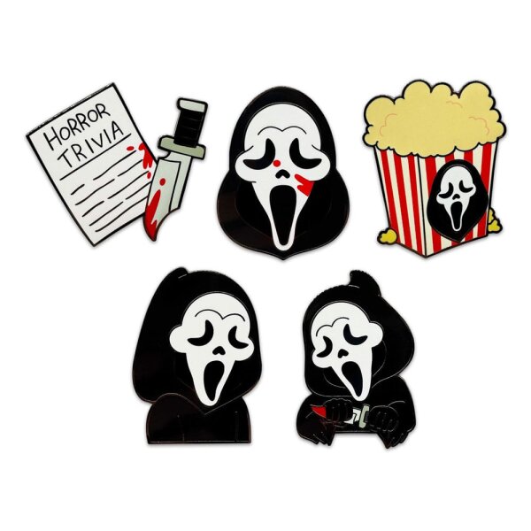 Scream Ansteck-Pins Set Ver. 2 3 cm (6)
