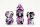 MDG Würfel Set Pride Asexual Flag