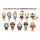 Avatar - Der Herr der Elemente 3D PVC-Taschenanhänger Series 1 Display (24)
