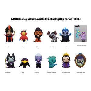 Disney 3D PVC-Taschenanhänger Villains Serie 4...