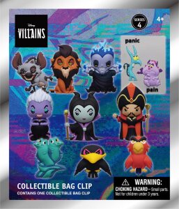 Disney 3D PVC-Taschenanhänger Villains Serie 4...