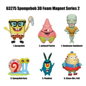 SpongeBob Schwammkopf Magnete blind pack Series 2 Display...