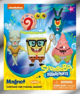 SpongeBob Schwammkopf Magnete blind pack Series 2 Display...