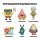 SpongeBob Schwammkopf Magnete blind pack Series 2 Display (12)