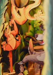 Disney Tiny Adventures Book Nook Mini-Diorama Das Dschungelbuch 23 cm