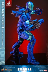 Iron Man Movie Masterpiece Diecast Actionfigur 1/6 Iron Man Mark III (Stealth Mode Ver.) 2.0 Hot Toys Exclusive 33 cm