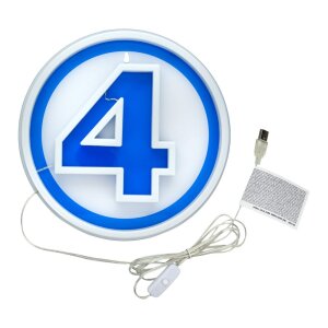 Fantastic Four LED Wandleuchte Logo Neon