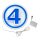 Fantastic Four LED Wandleuchte Logo Neon