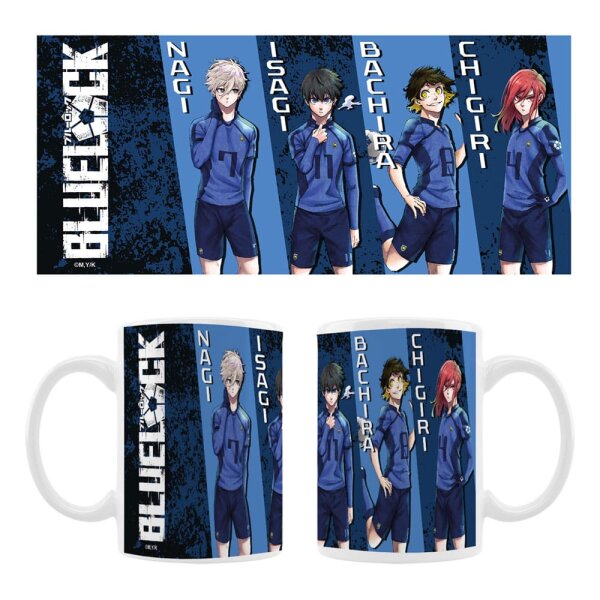 Blue Lock Keramiktasse Nagi, Isagi, Bachira & Chigiri