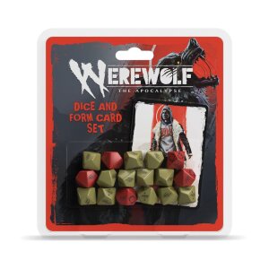 Werewolf: The Apocalypse 5th Edition RPG Würfel- und Formkartenset