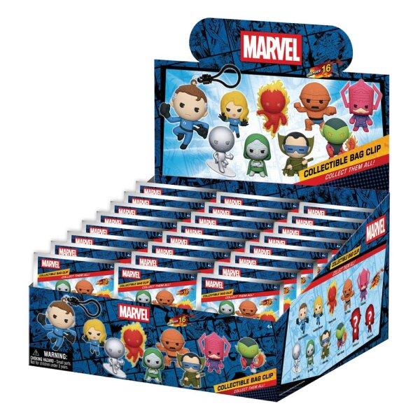 Fantastischen Vier 3D PVC-Taschenanhänger Display (24)