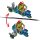 Teenage Mutant Ninja Turtles: Mutant Mayhem Action Figur Raphael & Scooter mit Seitenwagen 11 cm