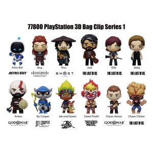 Playstation 3D PVC-Taschenanhänger Serie 1 Display (24)