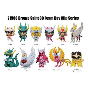 Saint Seiya 3D PVC-Taschenanhänger Serie 1 Display (24)