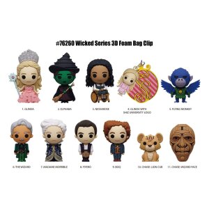 Wicked 3D PVC-Taschenanhänger Serie 1 Display (24)