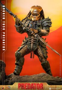 Alien vs. Predator Comic Masterpiece Actionfigur 1/6 Broken Tusk Predator 35 cm