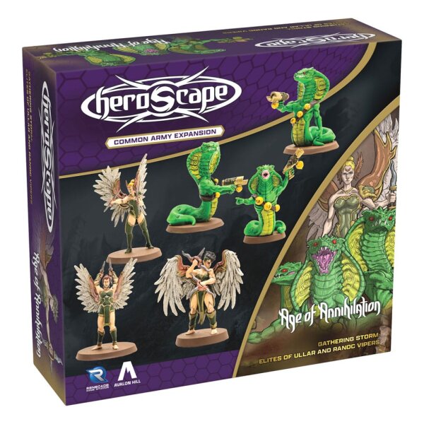 Heroscape Armeeerweiterung Age of Annihilation Elites of Ullar & Ranoc Vipers (Common) *EN*