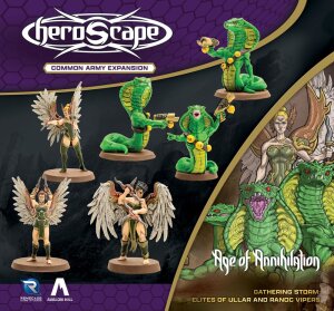 Heroscape Armeeerweiterung Age of Annihilation Elites of Ullar & Ranoc Vipers (Common) *EN*