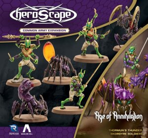 Heroscape Armeeerweiterung Age of Annihilation Skordyre Soldiers (Common) *EN*